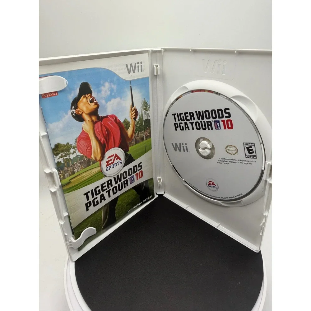 Tiger Woods PGA Tour 10 Nintendo Wii EA Sports Complete CIB‎ Wii MotionPlus